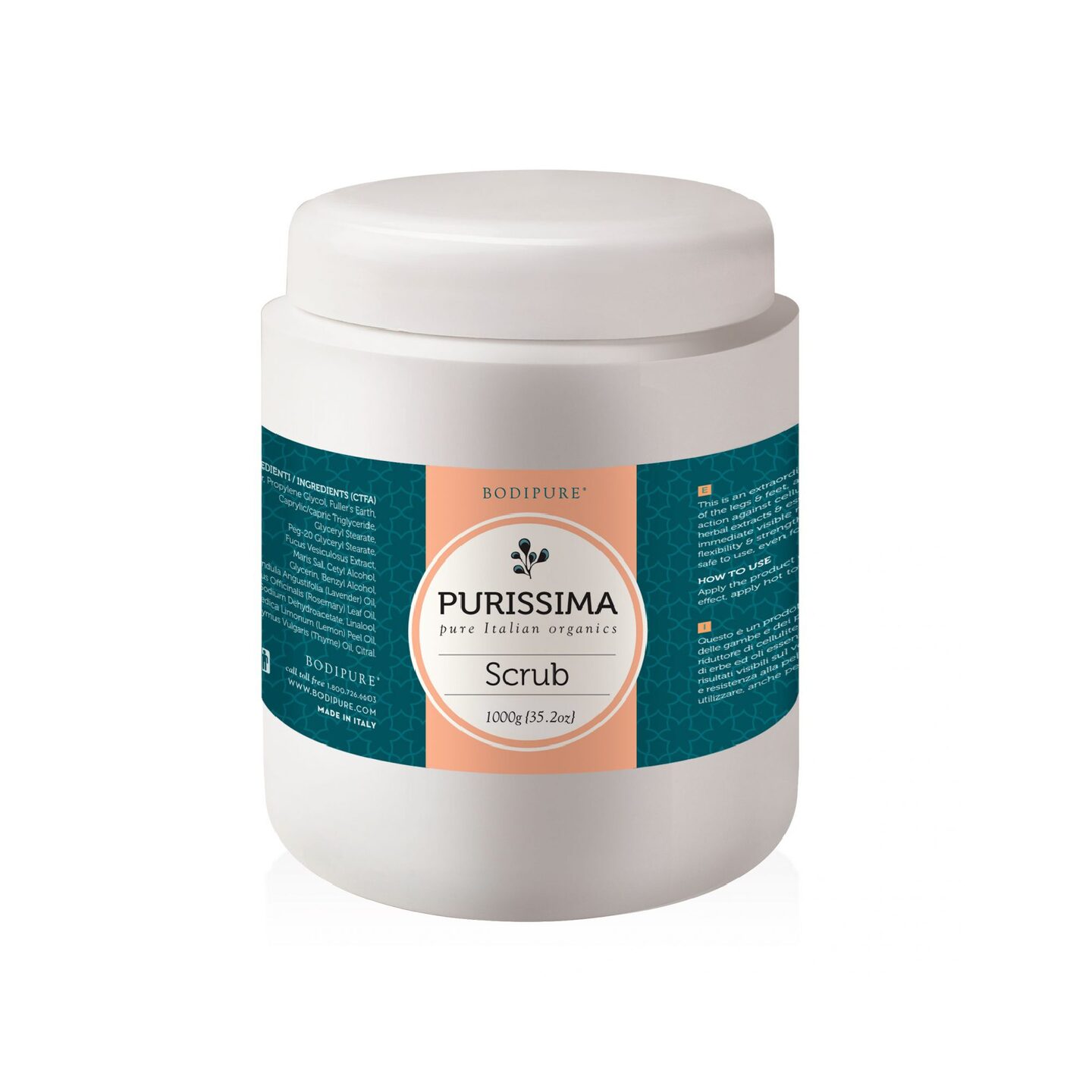 Purissima Organic Body Scrub - 1000ml