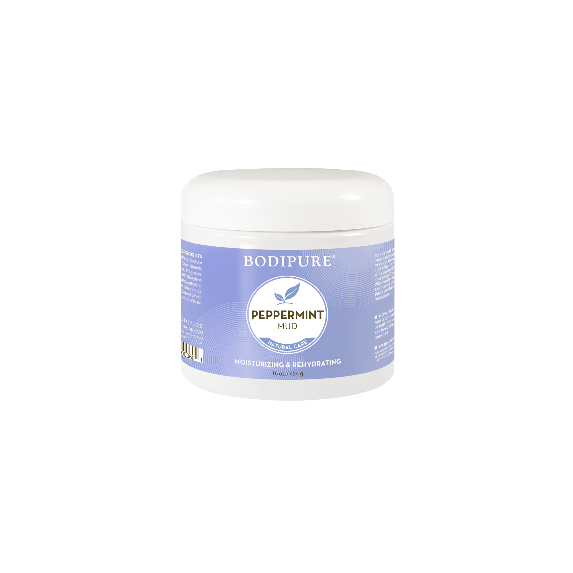 Peppermint Body Mud - 16oz