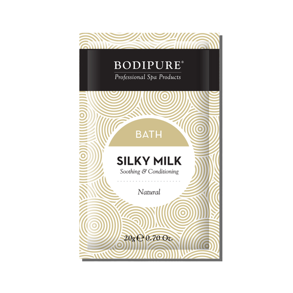 Silky Milk Body Bathsingle use 100 packs Bodipure Professional Spa