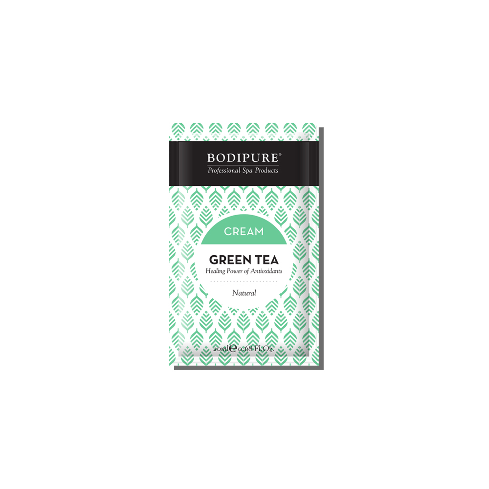 Green Tea Massage Creamsingle use 100 packs Bodipure Professional Spa