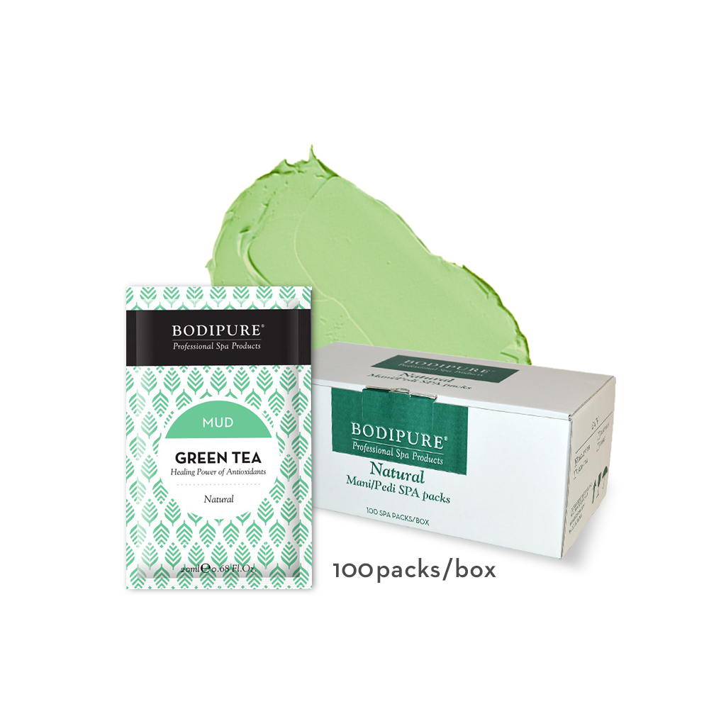 Green Tea Body Mud - Single-Use 100 packs