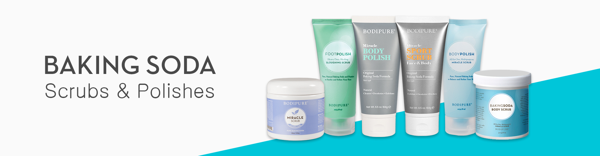 Baking Soda Scrubs and Polishes Bodipure Professional Spa Products