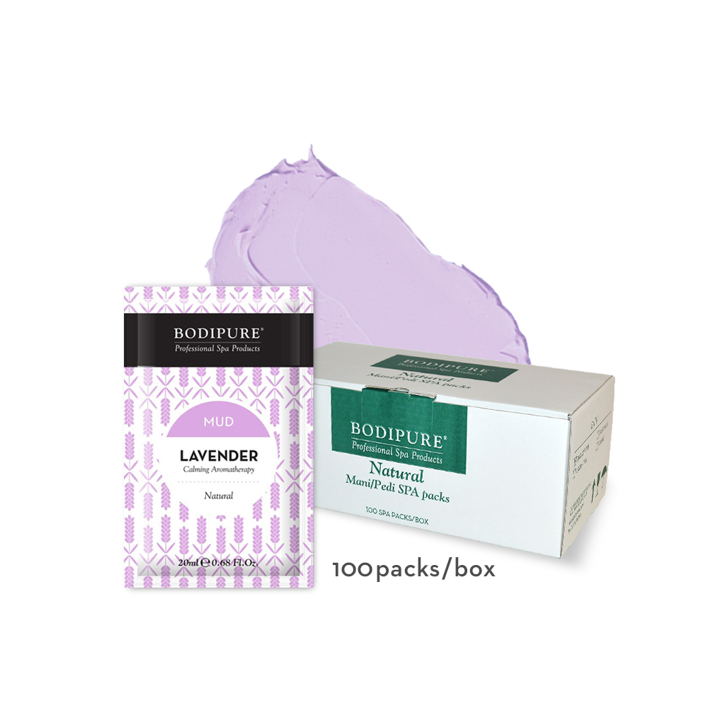 Lavender Body Mud- Single-Use 100 packs
